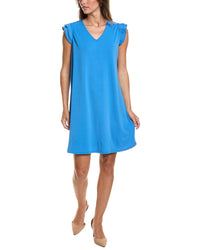 Adrianna Papell Adrianna Papell Moss Crepe Shift Dress
