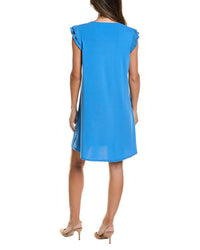 Adrianna Papell Adrianna Papell Moss Crepe Shift Dress