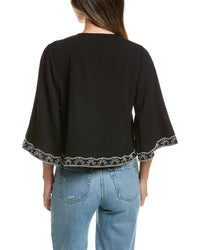 Adrianna Papell Airflow Woven Blouse
