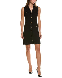 Adrianna Papell Waffle Textured Sleeveless Mini Dress