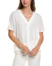 Elie Elie Tahari Elie By Elie Tahari V-Neck Woven Top
