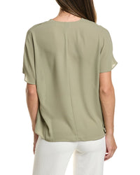 Elie Elie Tahari Elie By Elie Tahari V-Neck Woven Top