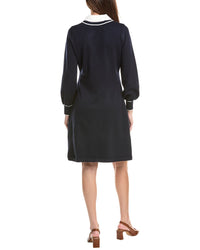 Adrianna Papell Adrianna Papell V-Neck Long Sleeve Sweaterdress