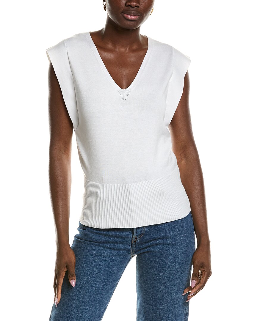 T Tahari Jersey Sweater Vest