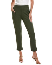 T Tahari T Tahari Pocket Knit Ponte Ankle Trouser