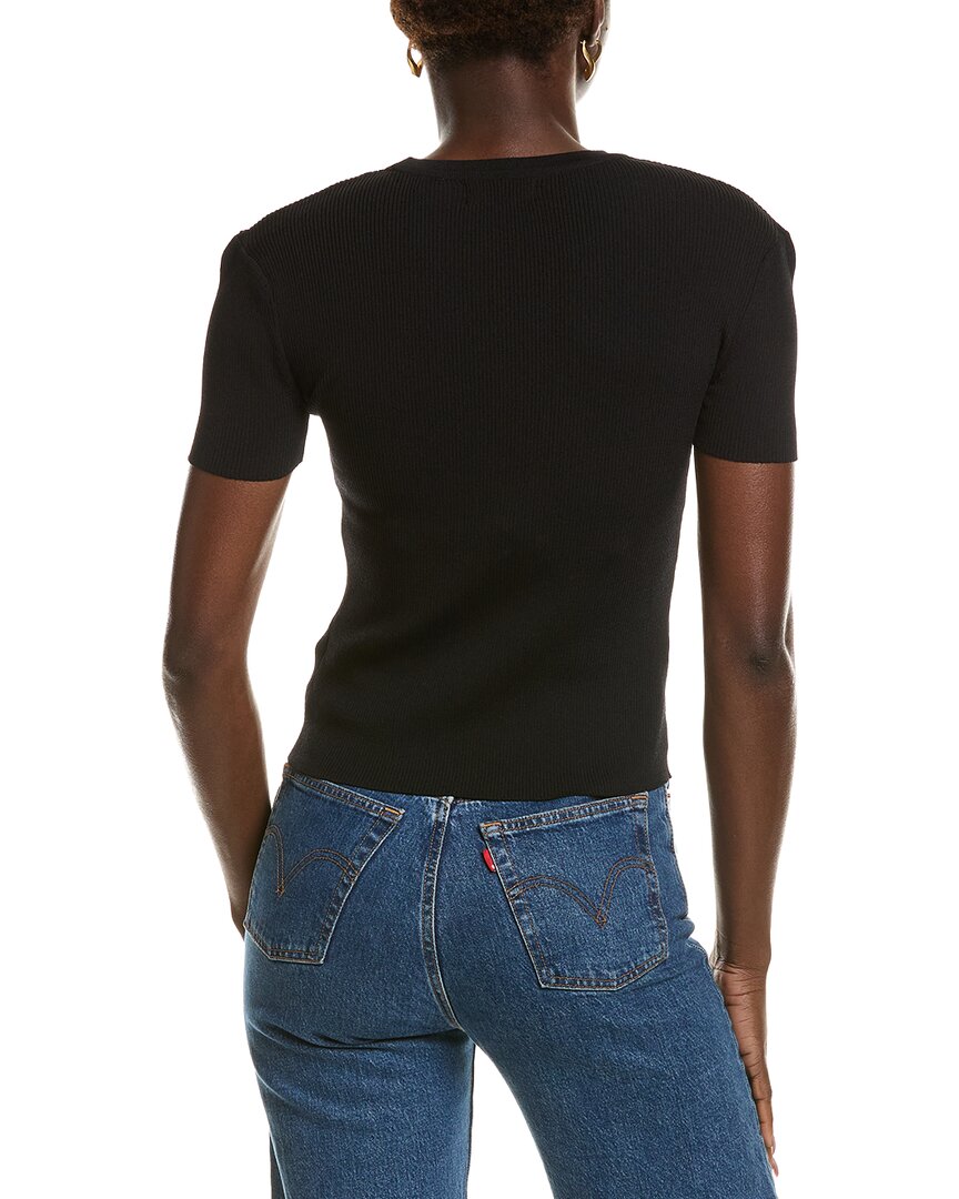 T Tahari Ribbed Top