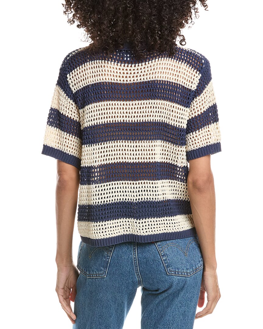 ANNA KAY Anna Kay Mesh Polo Cardigan