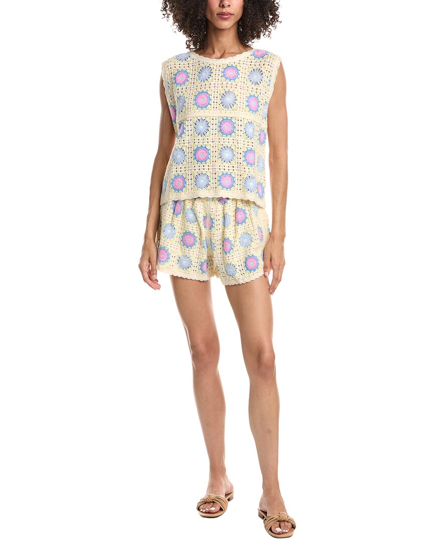Anna Kay 2Pc Fleur Top & Short Set
