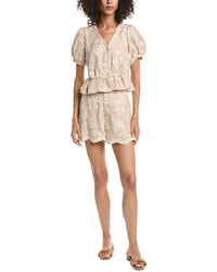 ANNA KAY Anna Kay 2Pc Embroidery Top & Short Set