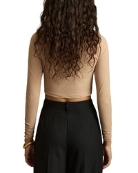 Reiss Edith Crop Seamless Top