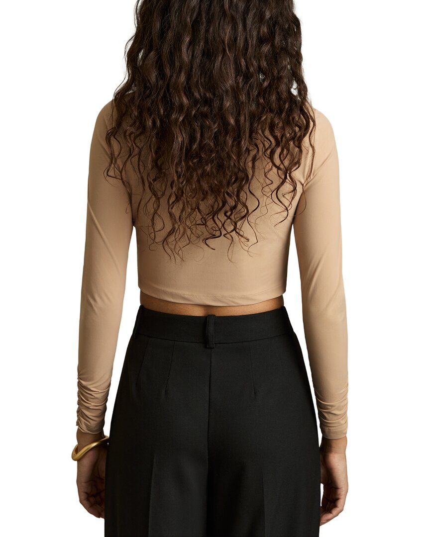 Reiss Edith Crop Seamless Top