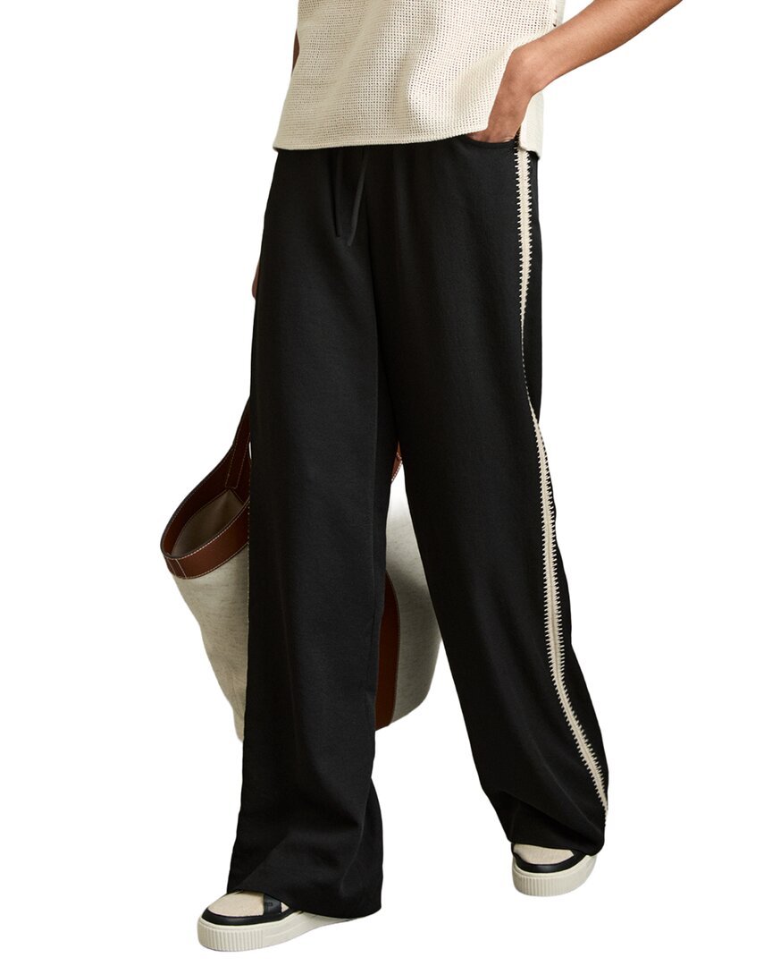 Reiss Inaya Crafted Wide Leg Trouser