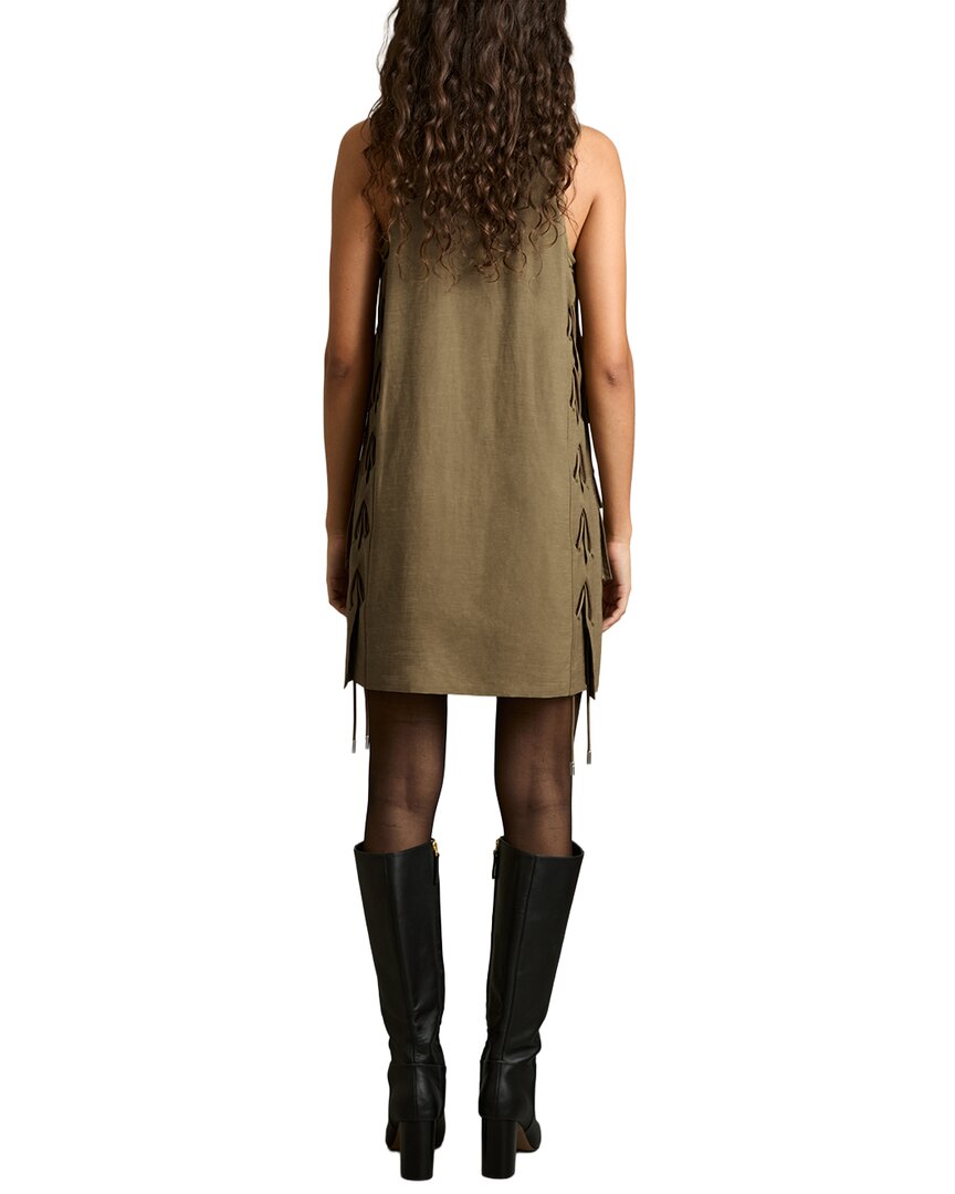 Reiss Essie Utility Linen-Blend Dress