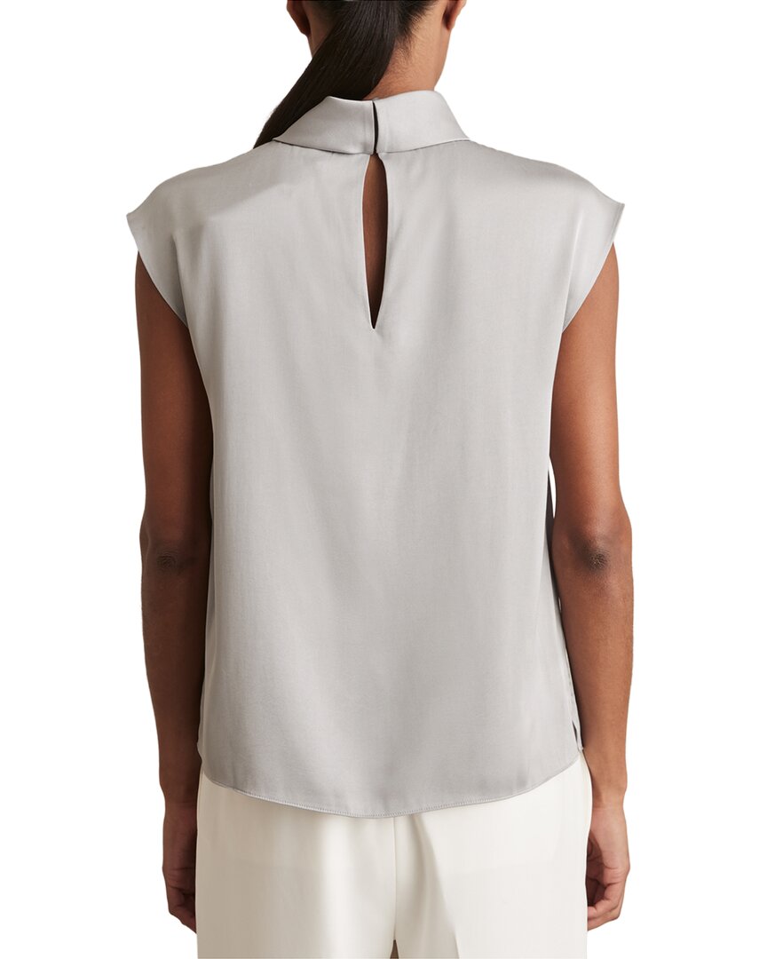 Reiss Dania High Neck Shell Top