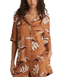 Reiss Sandy Floral Print Top