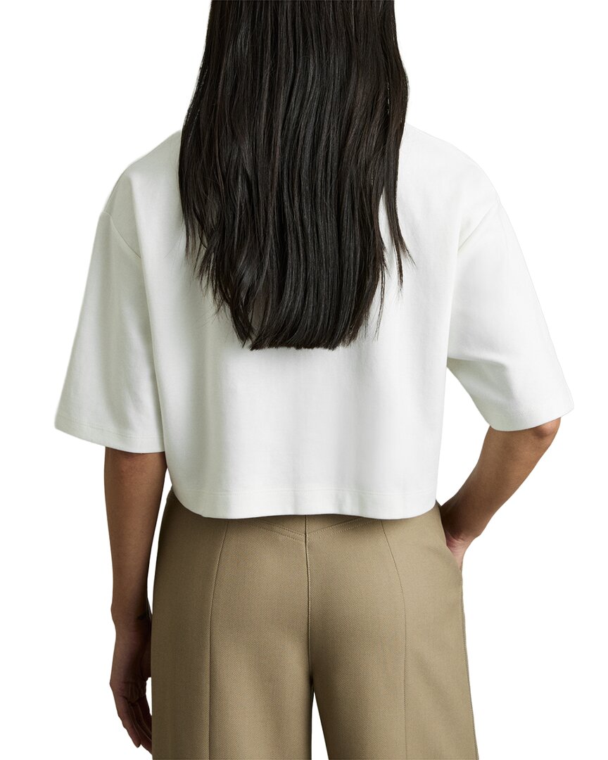 Reiss Reiss Alex Cropped Boxy T-Shirt