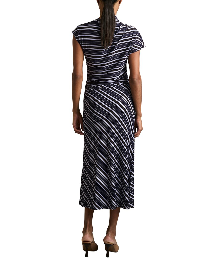 Reiss Dillon Stripe Print Dress