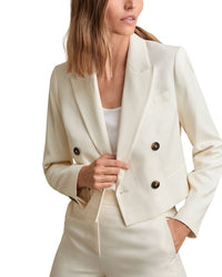 Reiss Millie Tailored Cropped Jacket