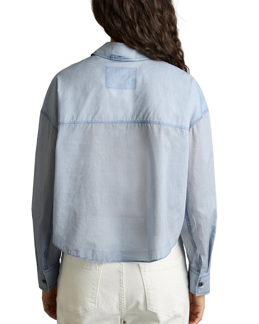 Reiss Darcy Denim Print Top