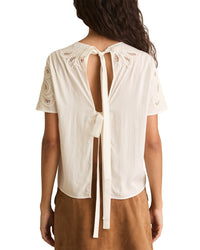 Reiss Iyla Floral Cut Out Top