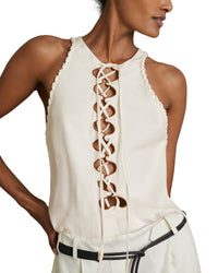 Reiss Reiss Amelia Cut Out Detail Top
