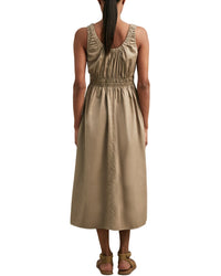 Reiss Anouk Craft Ruched Woven Dress