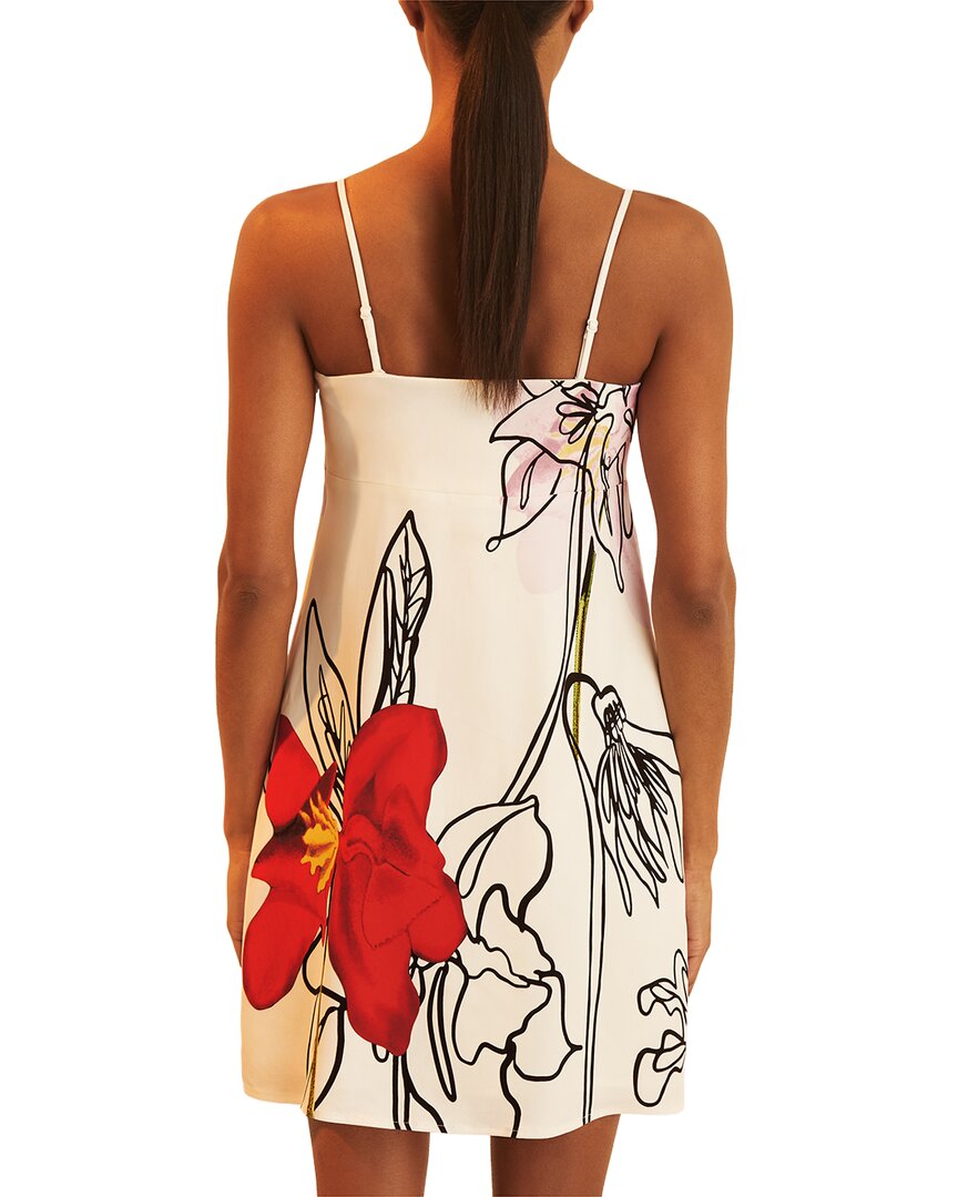 Reiss Marli Short Linear Floral Dress