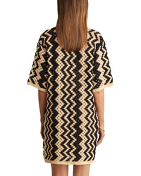 Reiss Natalie Knitted Crochet Dress