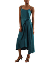 Reiss Zoey Drape Occasion Slip Dress