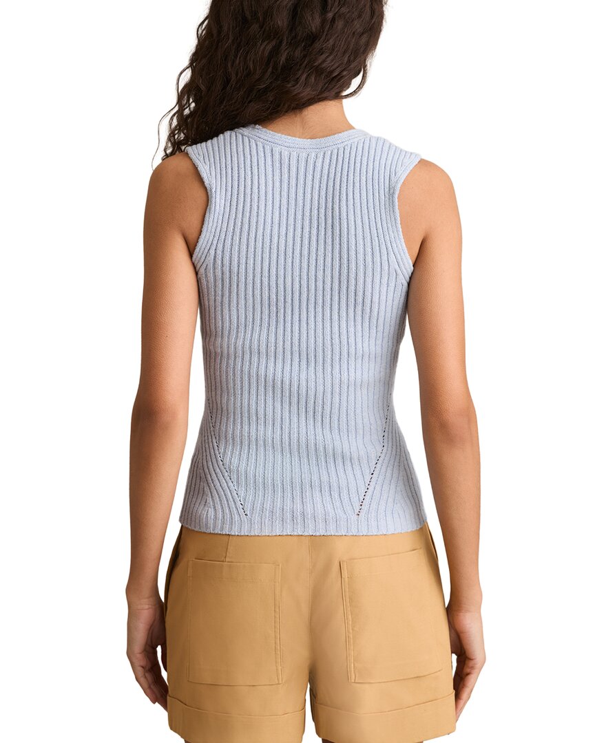 Reiss Alethia Twist Strap Linen-Blend Vest