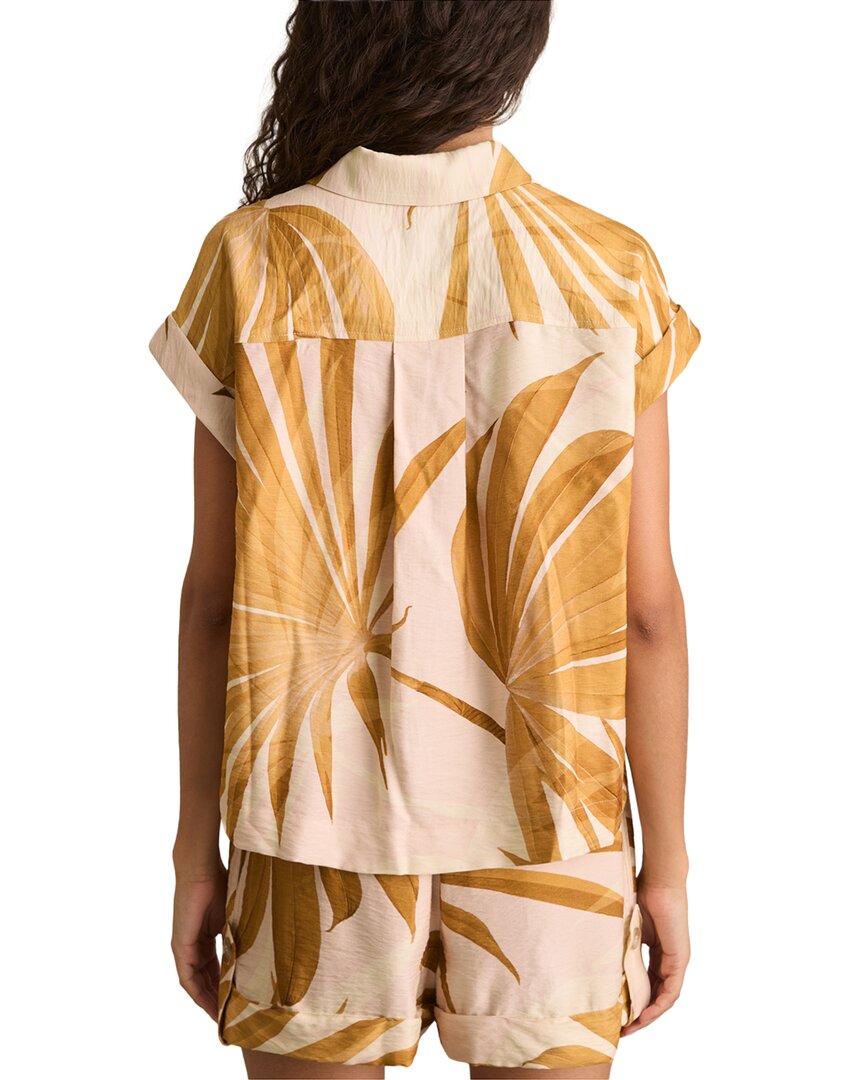 Reiss Hannah Palm Print Top