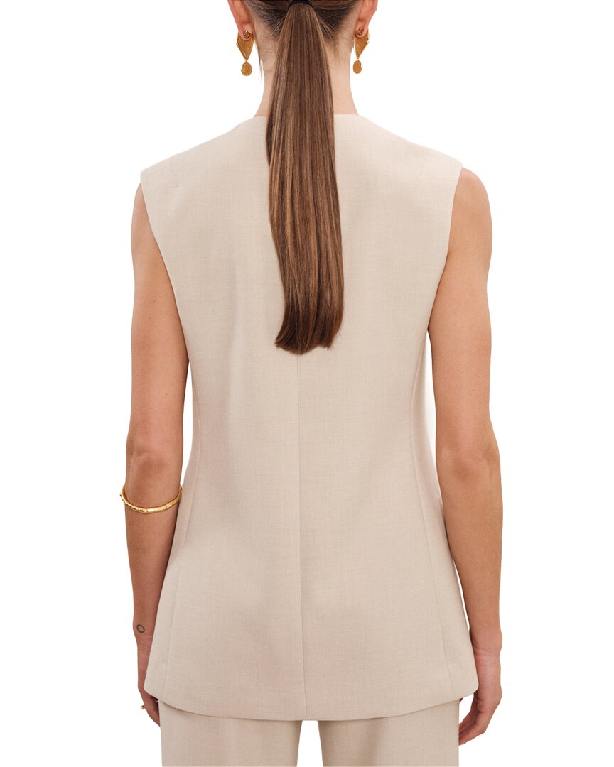 Reiss Athena High Neck Long Line Jacket
