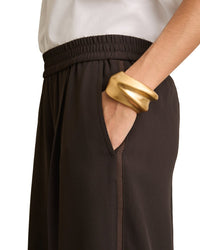 Reiss Remi Side Stripe Wide Leg Trouser