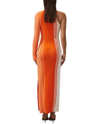Reiss Rena One Sleeve Knitted Dress