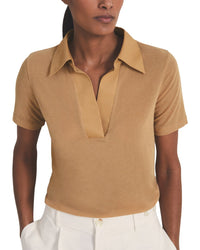 Reiss Wren Fitted Cashmere-Blend Polo Shirt