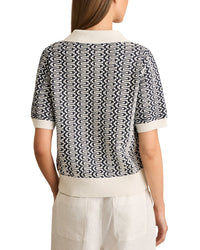 Reiss Reiss Jem Linen-Blend Polo Top