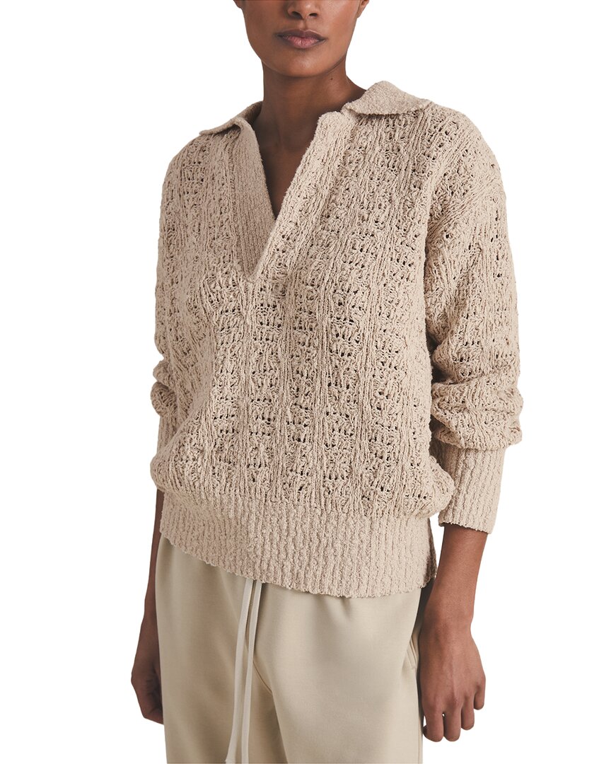 Reiss Hunter Polo Neck Textured Sweater