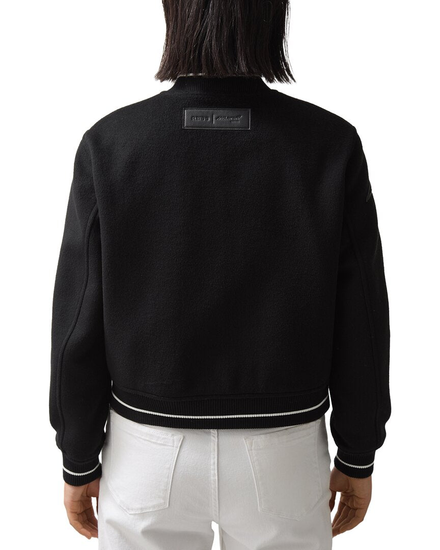 Reiss Blain Wool-Blend Bomber Jacket