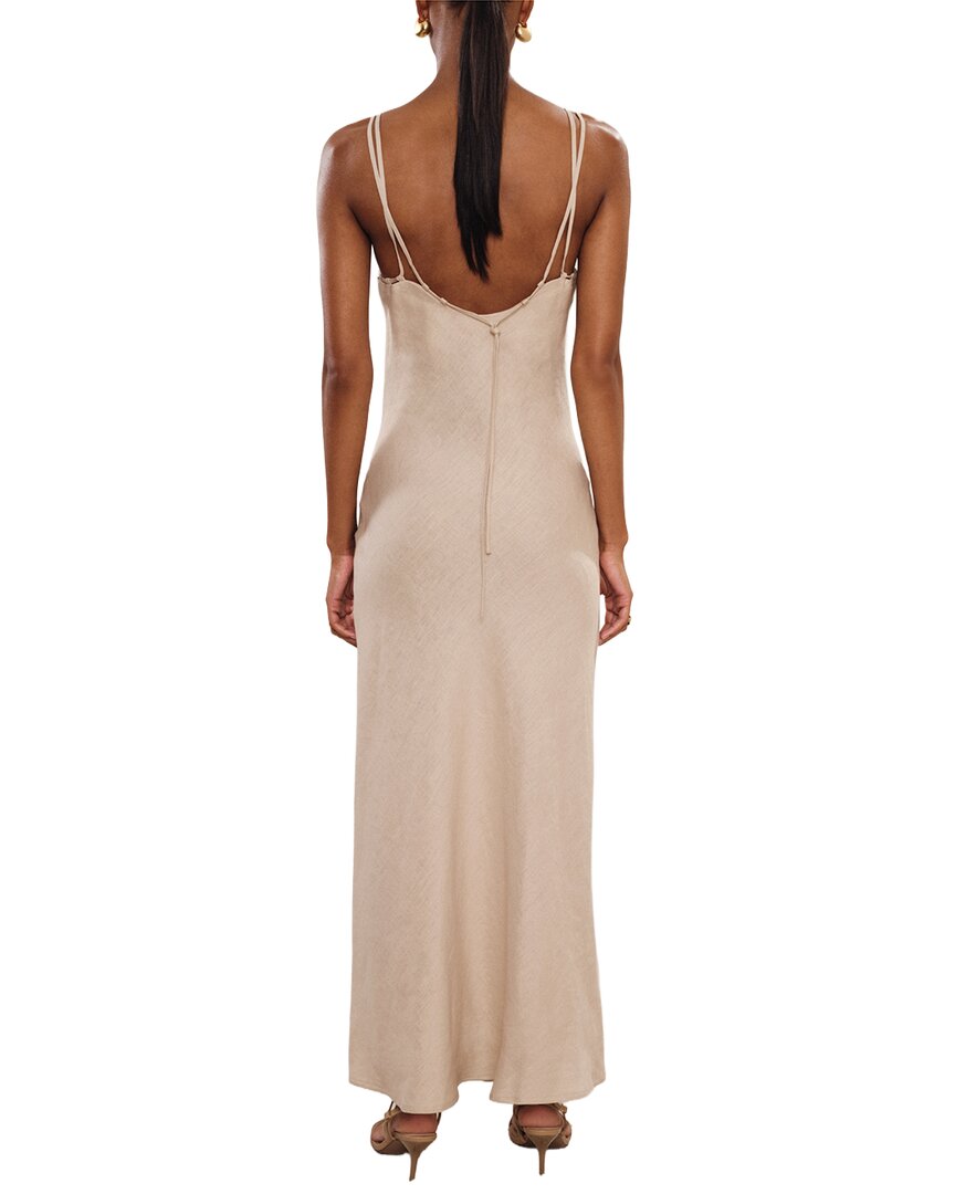 Reiss Roxanne Linen Slip Dress