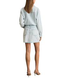 Reiss Vienna Short Denim Dress