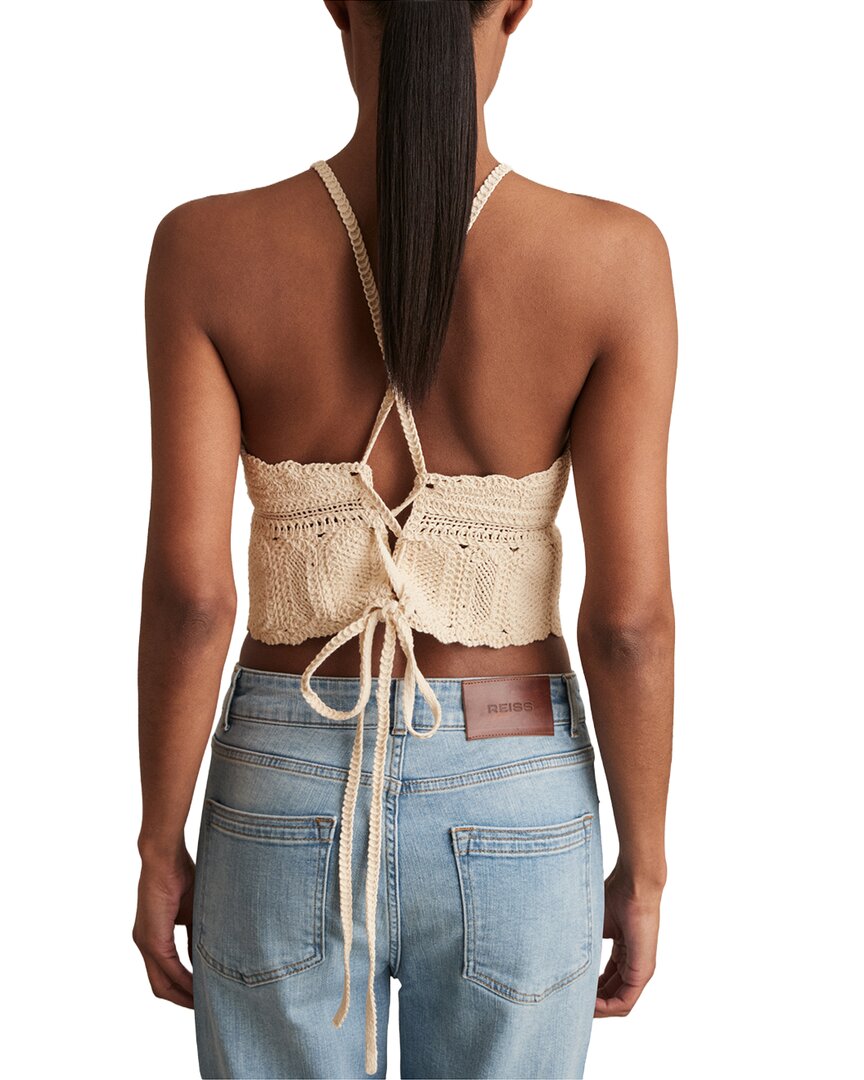 Reiss May Crochet Top