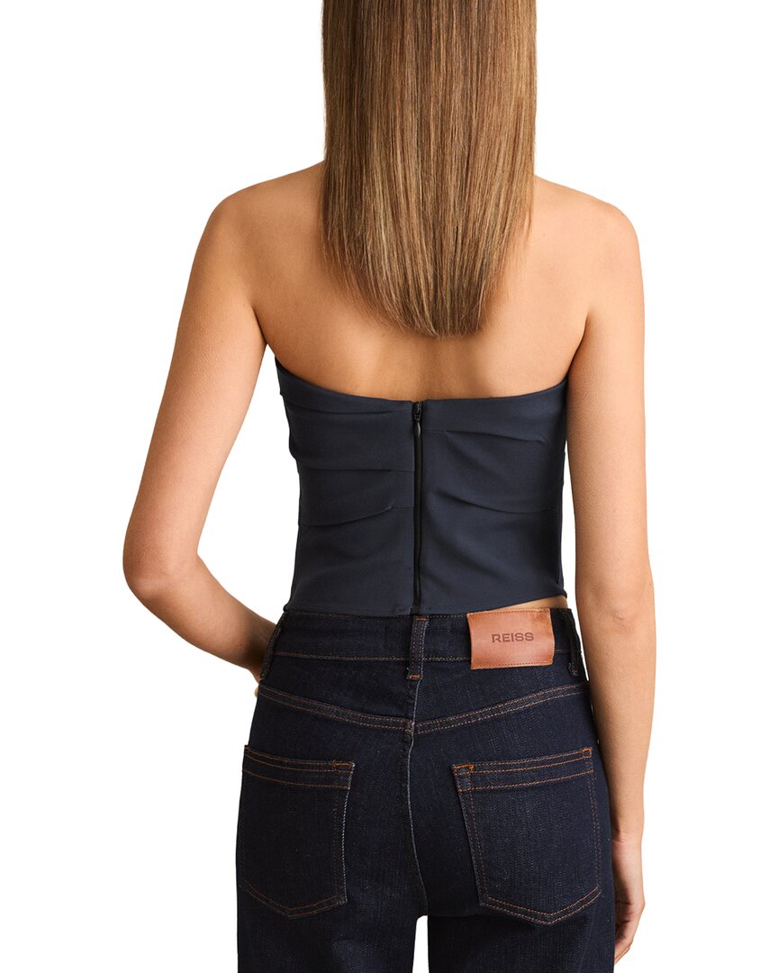 Reiss Millie Ruched Bandeau Top