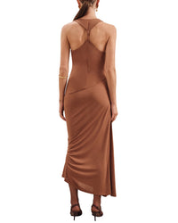 Reiss Aaliyah Side Ruched Jersey Dress