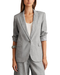 Reiss Reiss Willow Linen-Blend Jacket