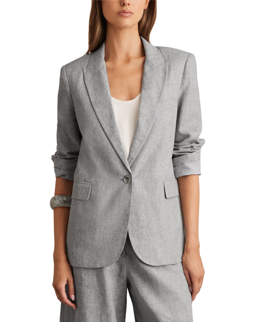 Reiss Reiss Willow Linen-Blend Jacket