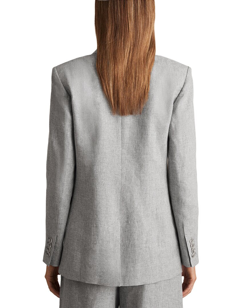 Reiss Reiss Willow Linen-Blend Jacket