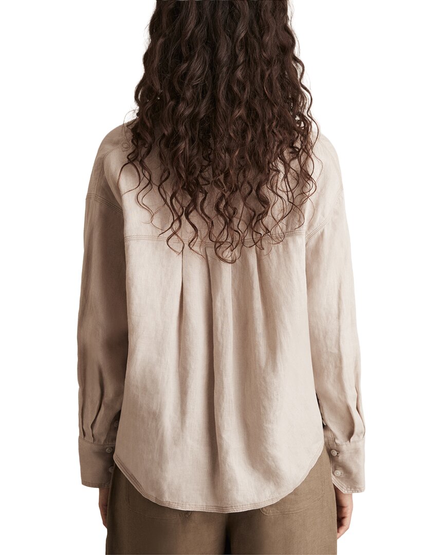 Reiss Nina Overhead Linen Shirt