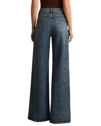 Reiss Fern Twist Seam Wide Leg Jean