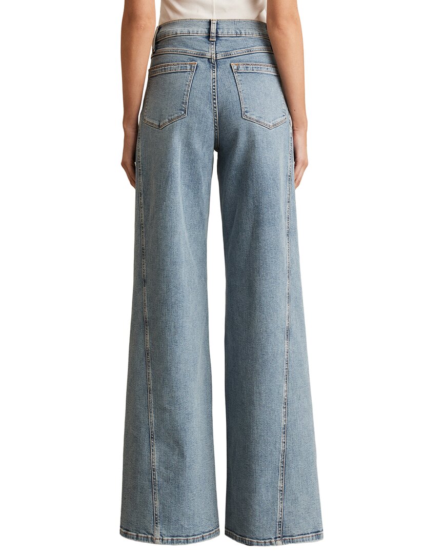 Reiss Fern Twist Seam Wide Leg Jean