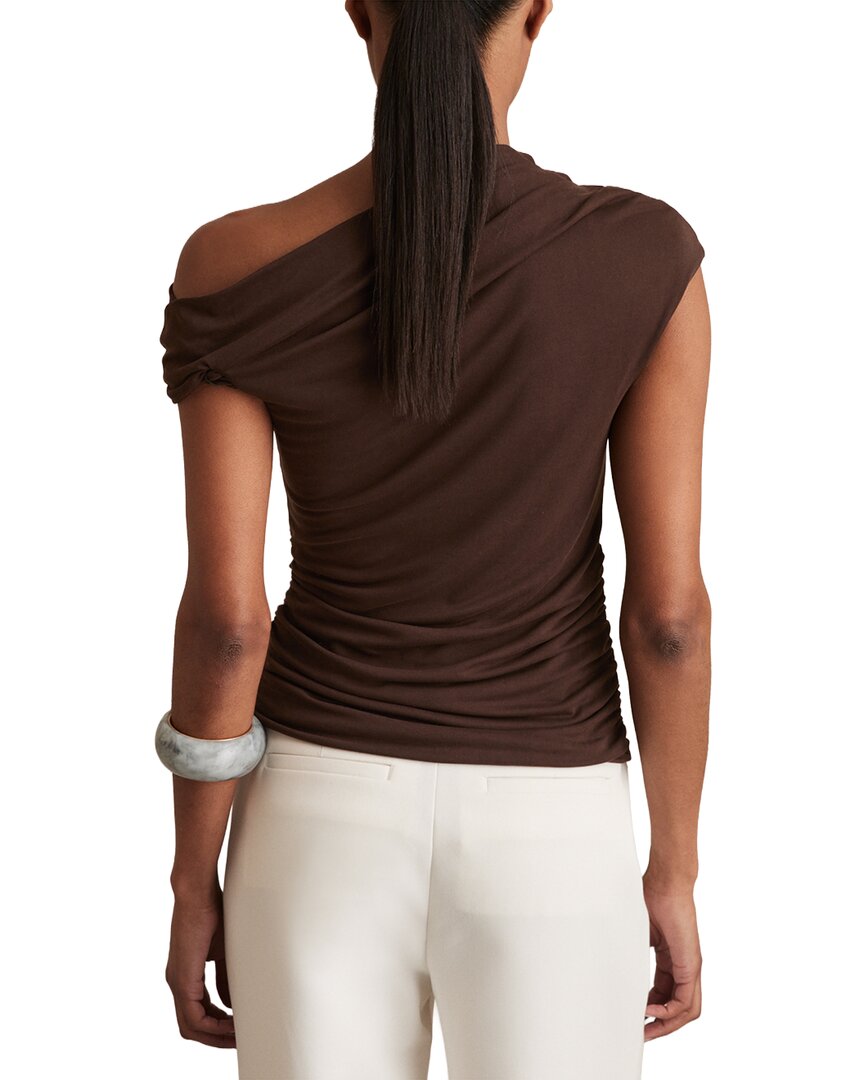 Reiss Serena Ruched Off The Shoulder Top